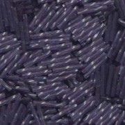 Miyuki Bugle Beads Stäbchen gedreht 12mm 1722 dyed transparent Amethyst ca14gr.
